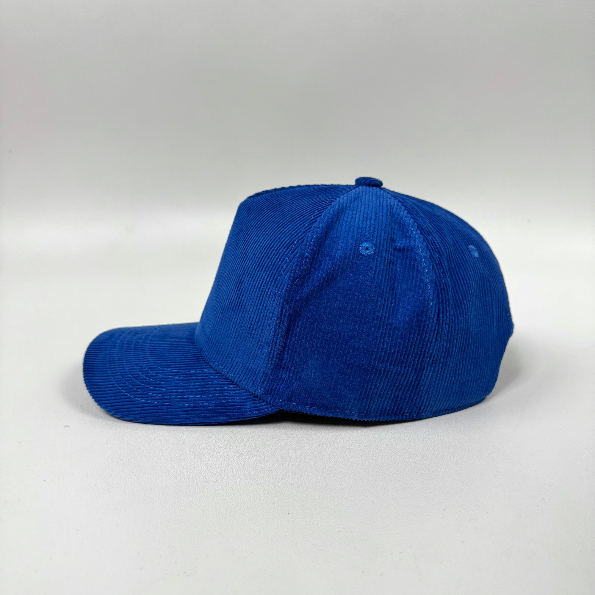 Blue cap on a white background