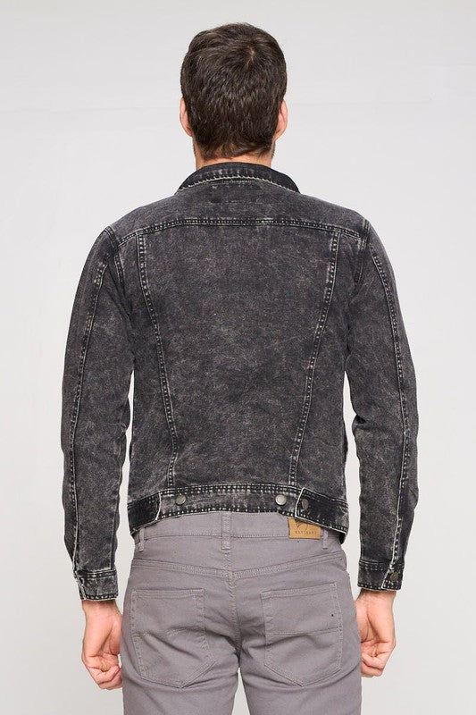 Vintage Washed Denim Jacket DTG - Sample Back Print Only