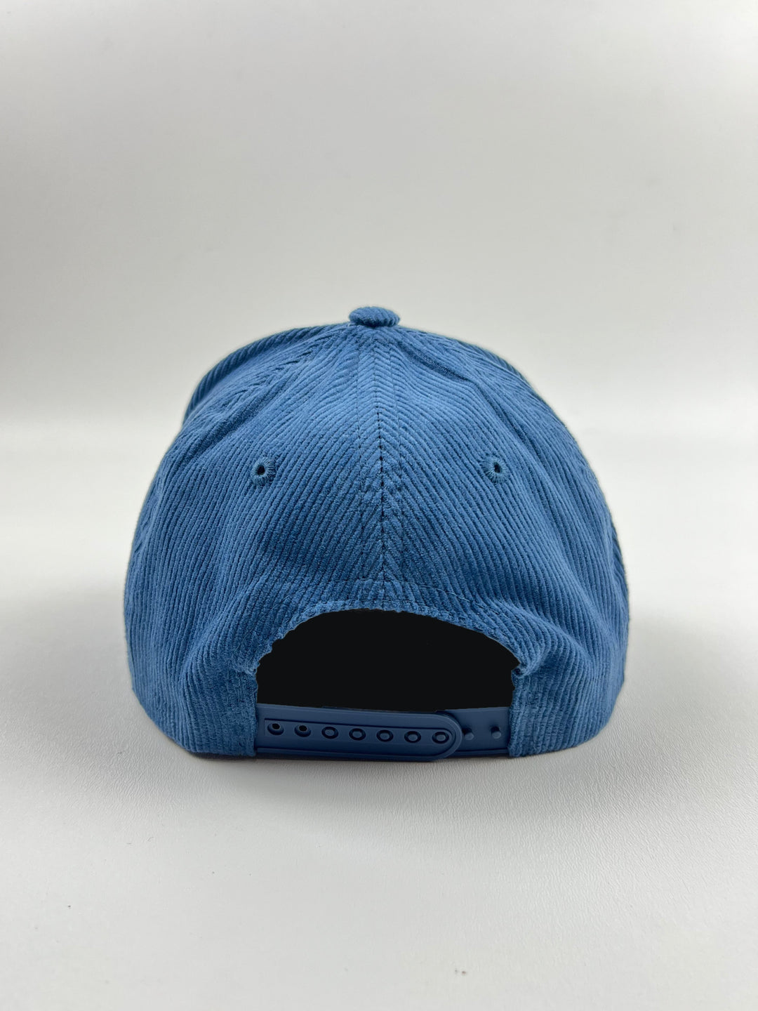 Slate Blue Corduroy - 5 Panel Baseball Snapback