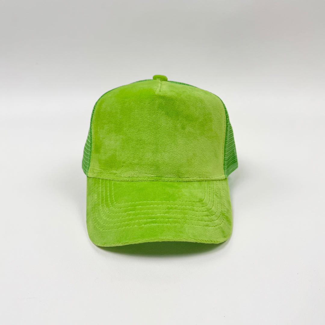 Velvet Trucker Hats