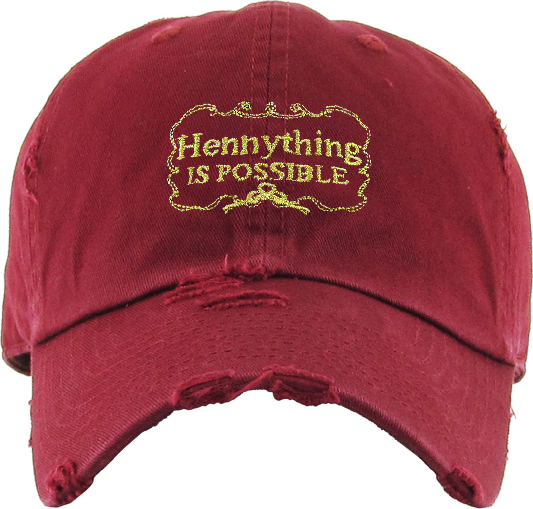 HennyThing - Distress Dad hats