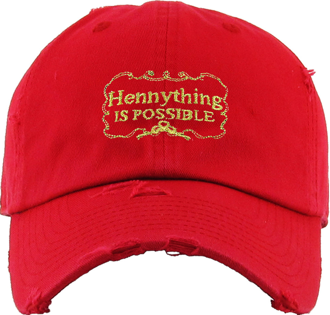 HennyThing - Distress Dad hats