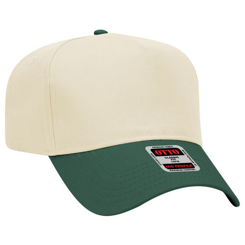 Panel baseball hat