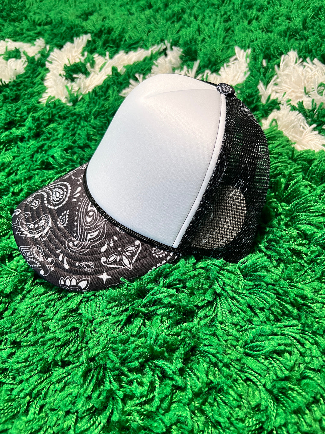 Black Bandana -  Trucker Hats