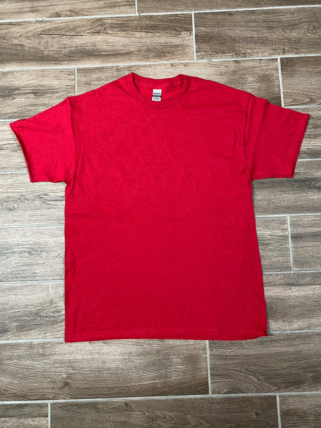 Antique Cherry Red Gildan Shirt - DTG Sample