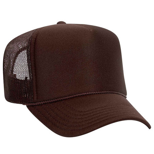 Otto High Profile Trucker Hats – Embroidery Plug - Main Image