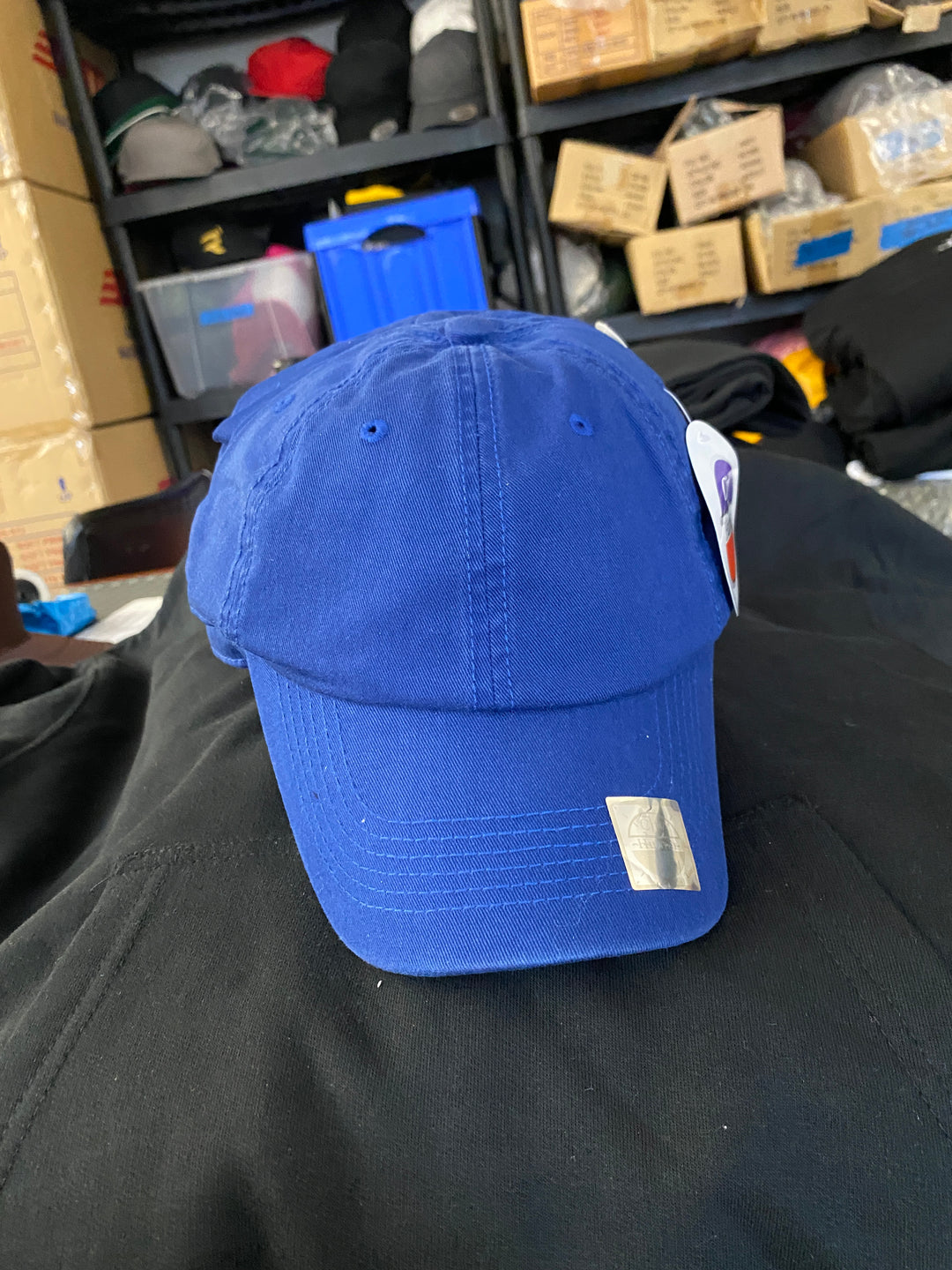 Blue DAD Hats - CITY HUNTER- BLANKS ONLY (FITS SMALL)